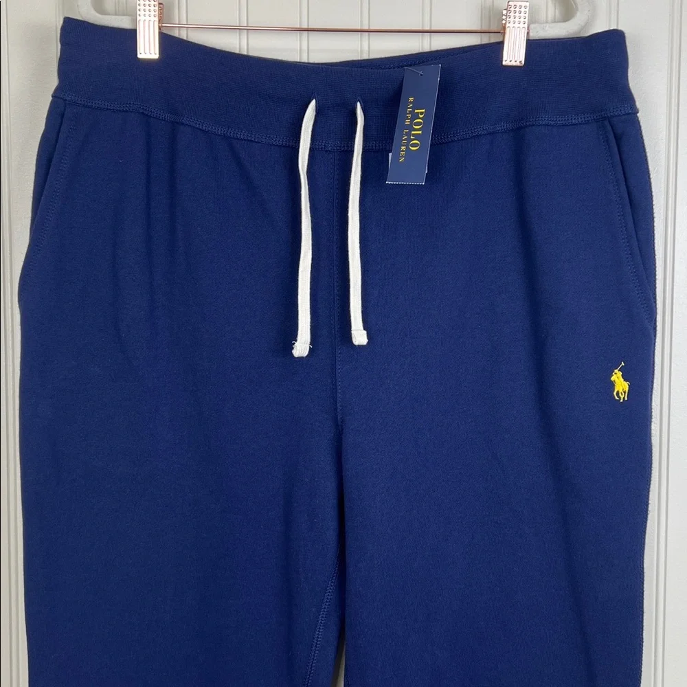 NWT Polo Ralph Lauren Men’s Fleece Sweatpants Cruise Navy  Size XL
